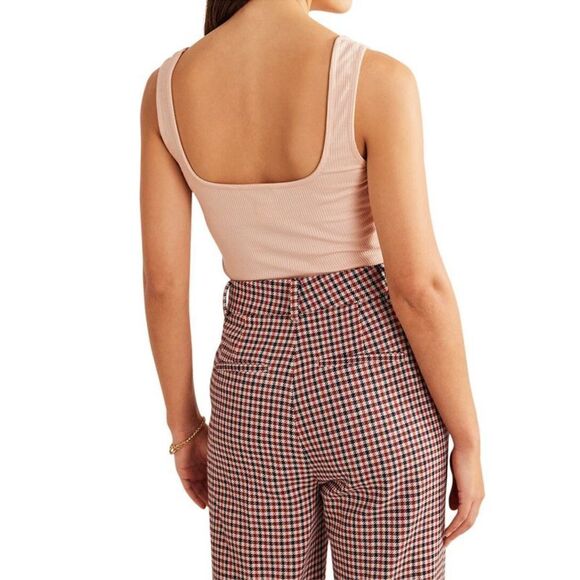 NWT. Boden Soft Ribbed Square neck Tank Top. Size XL. - Picture 2 of 3